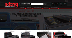 Desktop Screenshot of extang.com